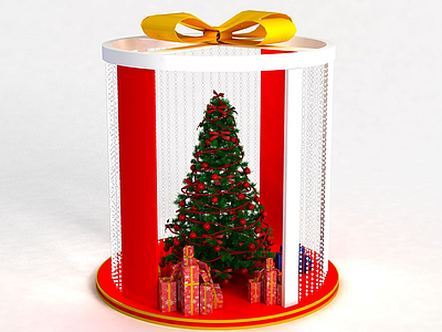 3d圣诞树模型