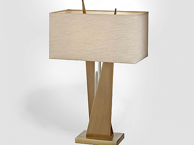 现代创意台灯模型3d模型