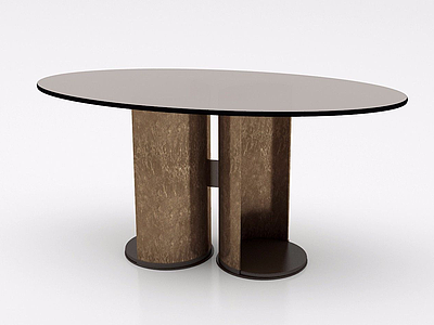 创意餐桌模型3d模型