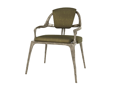 现代休闲单椅模型3d模型