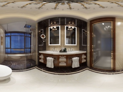 现代卫浴空间模型3d模型