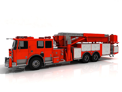 消防车模型3d模型