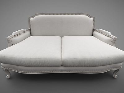 3d现代情侣双人沙发模型