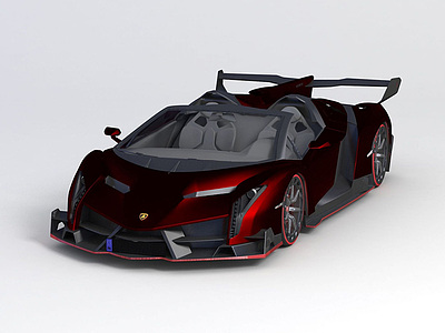 兰博基尼2014款跑车模型3d模型
