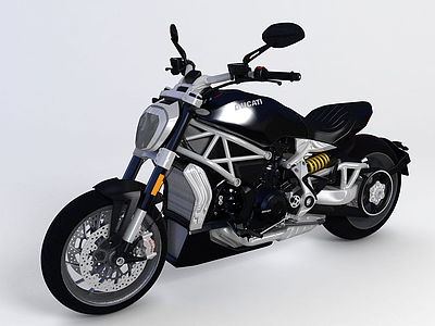 ﻿杜卡迪2016款摩托车3d模型