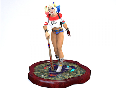 小丑情缘Harley Quinn3d模型