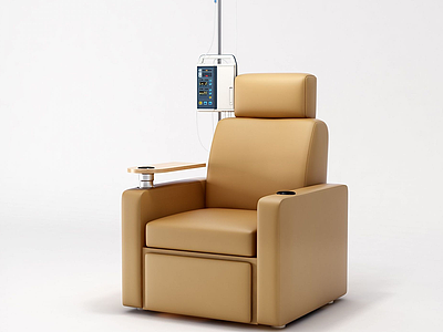 3d现代输液椅沙发饰品模型