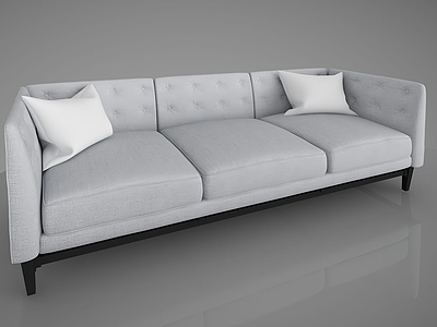 现代多位沙发模型3d模型