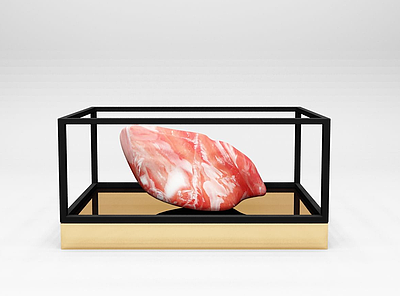 肉色景观石摆件模型3d模型
