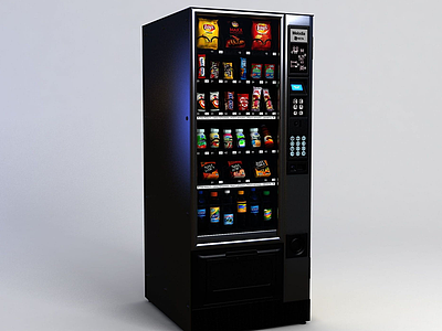 超市冷藏柜模型3d模型