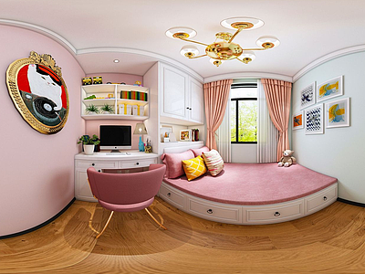 客厅卧室模型3d模型