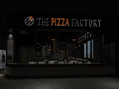 PIZZA餐厅3d模型