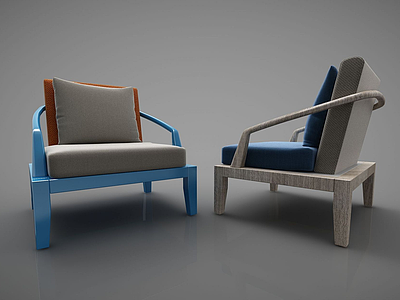 新中式风格椅子模型3d模型