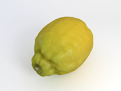 3d水果柠檬模型