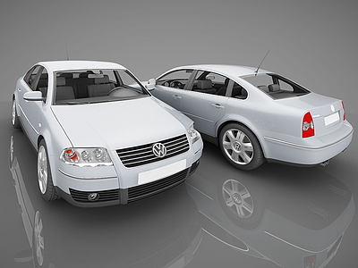 大众品牌汽车模型3d模型