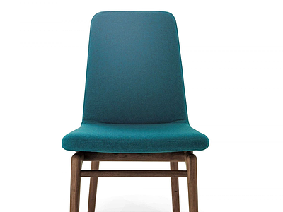 现代木椅子模型3d模型