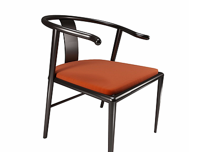 新中式椅子模型3d模型