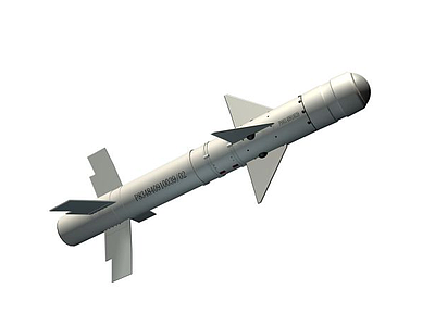 霹雳8军事导弹模型3d模型