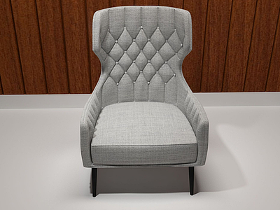 布艺沙发椅3d模型