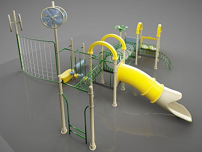 幼儿游乐设施3d模型