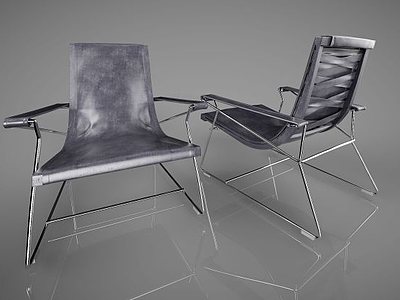 3d现代皮革座椅模型