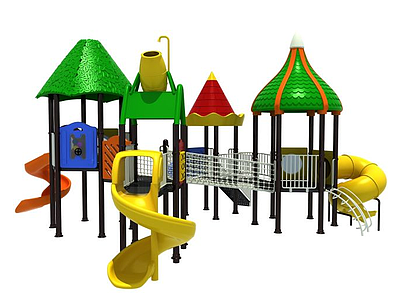 3d儿童游乐园模型