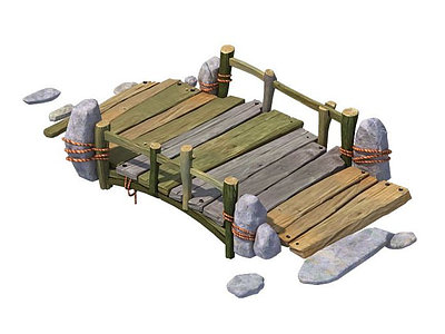木桥3d模型