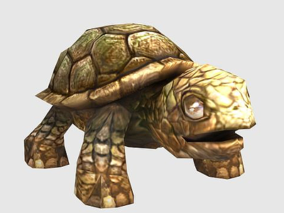 游戏小沙龟模型3d模型