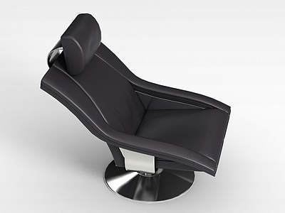 真皮商务椅模型3d模型