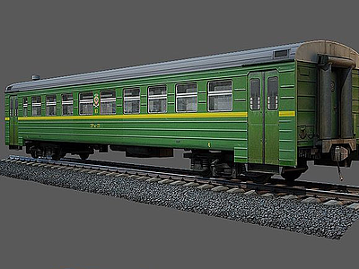 3d火车模型
