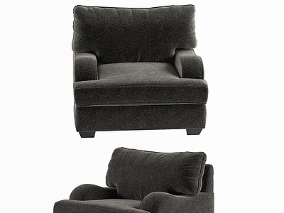 后现代单人椅单人沙发模型3d模型