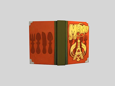 3d龙之谷游戏武器魔法书免费模型