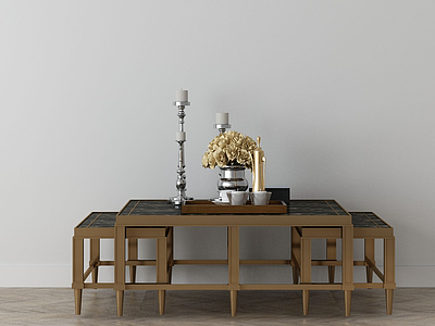 家具饰品组合桌椅模型3d模型