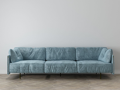 3d家具饰品组合休闲沙发模型