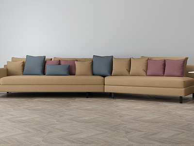 3d家具饰品组合沙发模型