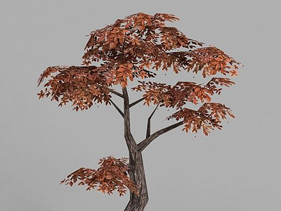 3d魔兽世界树木场景装饰模型