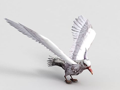 洪荒游戏白海鸥模型3d模型