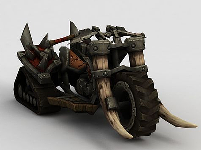 3d魔兽世界摩托车模型