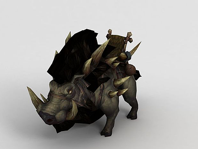 魔兽世界游戏动物模型3d模型
