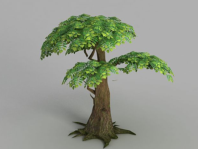3d魔兽世界树木模型