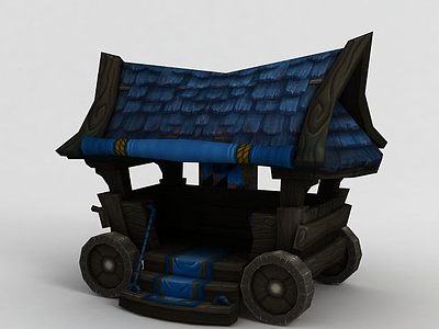 魔兽世界游戏作战车模型3d模型