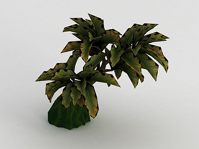 3d魔兽世界植物装饰模型