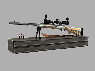 狙击枪3d模型