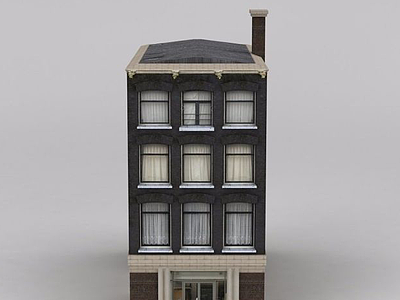 建筑楼模型3d模型