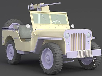 Jeep模型3d模型