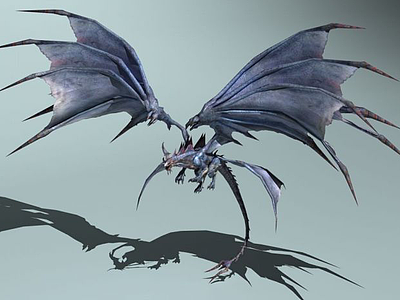巨翼魔龙模型3d模型