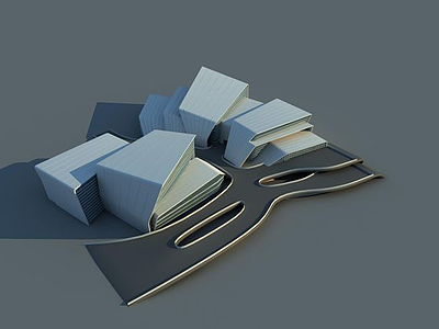 3d异形建筑模型