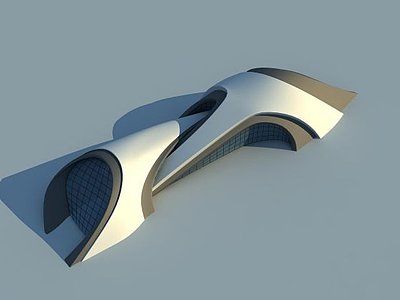 3d异形建筑模型