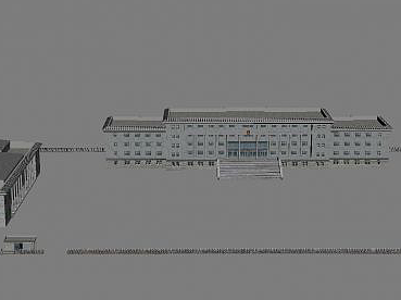 政府大楼模型3d模型