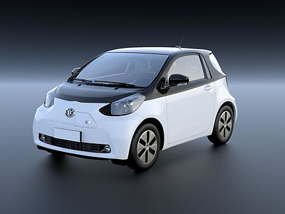 丰田iQ充电动汽车模型3d模型